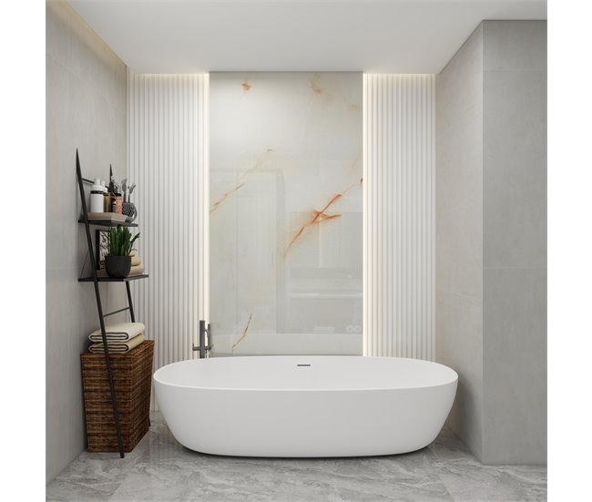 Revestimento de parede Bladel 16 painéis PVC Mostarda