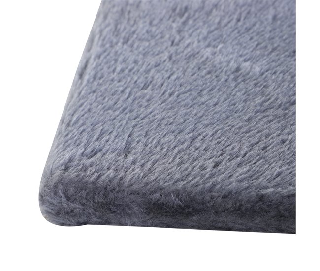 Arranhador para Gatos Aglomerado de Madeira, Pelúcia e Sisal Cinza