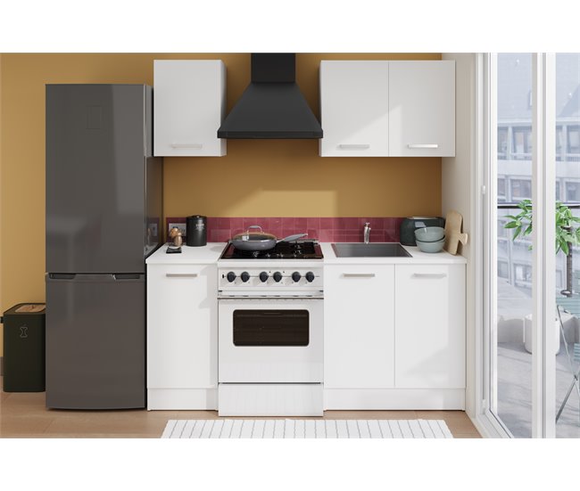 Módulo baixo UNO de 60cm para forno branco mate Branco
