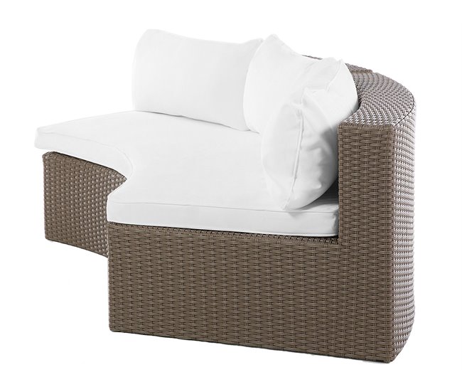 Beliani Conjunto lounge SEVERO Areia