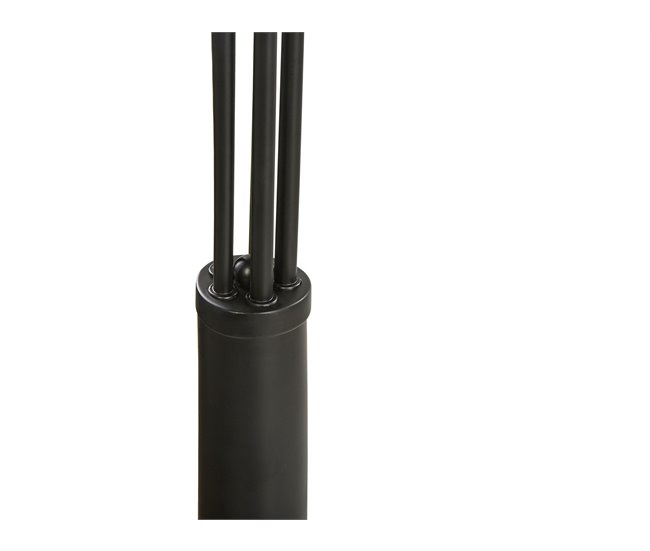 Beliani Candeeiro de pé ANBESA Preto