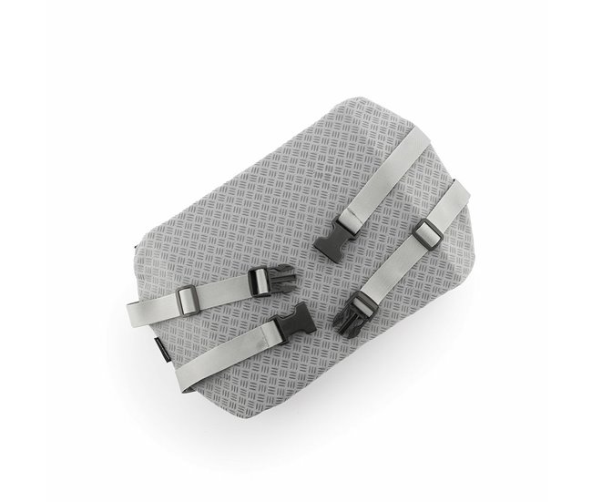 Almofada Lombar de Gel com Capa Extraível Cinza