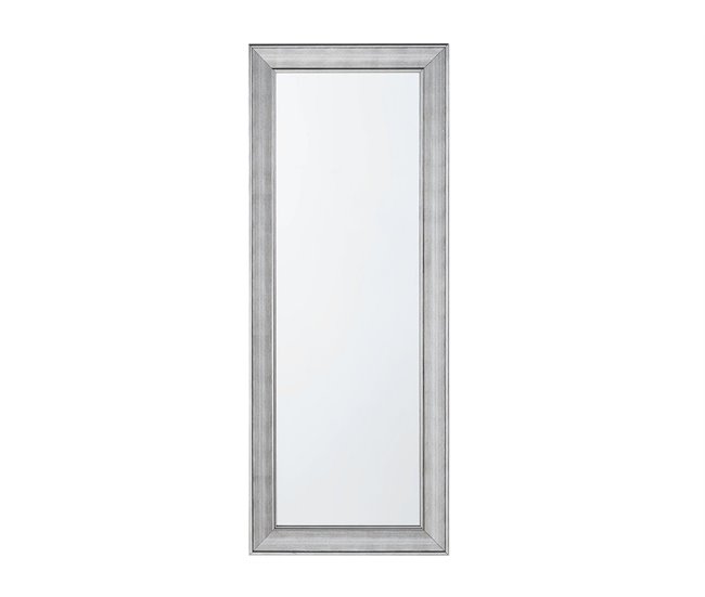 Beliani Espelho BUBRY 50x3 Cinza
