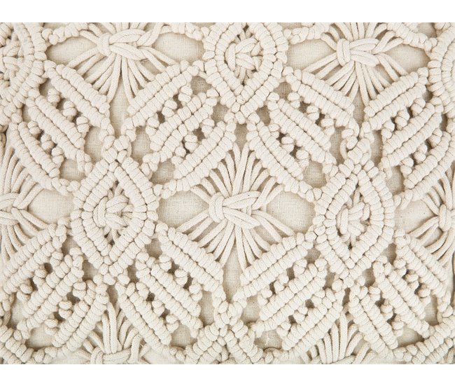 Beliani Almofada decorativa ESENKOY Bege