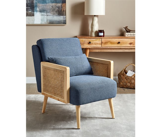 Beliani Poltrona ORUM Azul