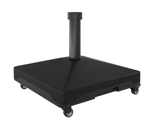 Base para Chapéu de Sol HDPE e Aço Outsunny Preto