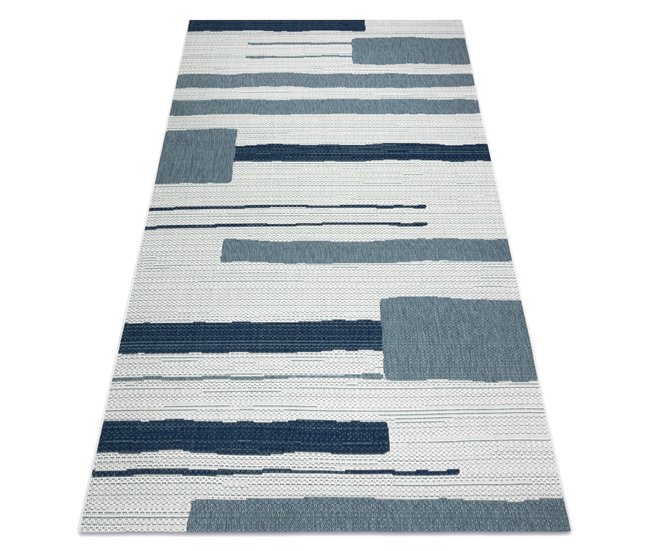 Tapete COLOR SISAL linhas 120x170 Azul