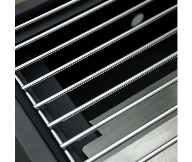 Churrasqueira à Gás Aço Carbono e Aço Inoxidável Outsunny Preto
