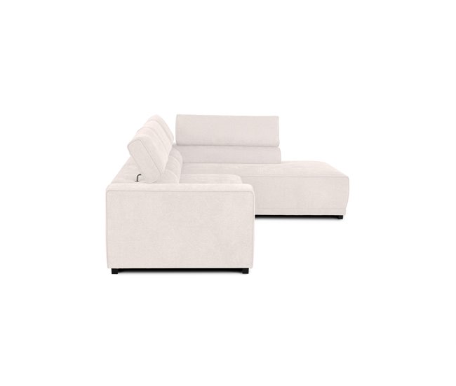 Sofá de canto com cama MACK Bege