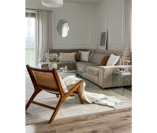 Beliani Silla de comedor MIDDLETOWN Natural