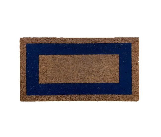 Pavimentos Arquiservi - Capacho de coco com moldura 50x90 Azul