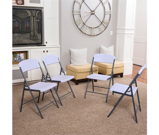 Cadeira dobrável ultra-resistente Lifetime UV100 Branco