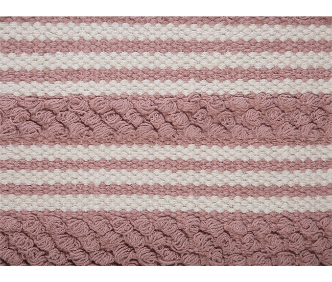 Beliani Pufe KOCHI Rosa