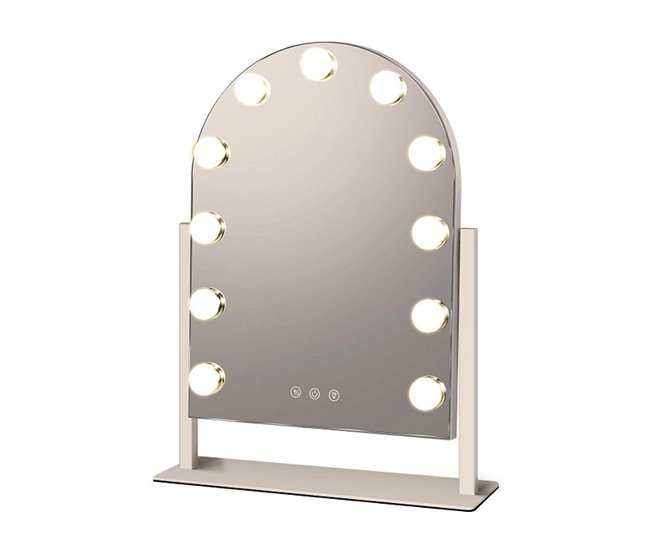 Espelho TANIA LED 11 luzes 47,5x36,5cm marca CONFORAMA Branco