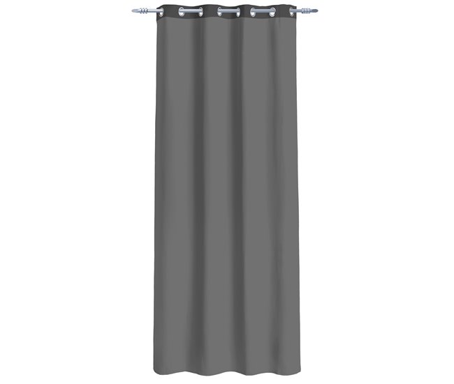 Cortina de rede de poliéster GLORIA 135x260cm Preto