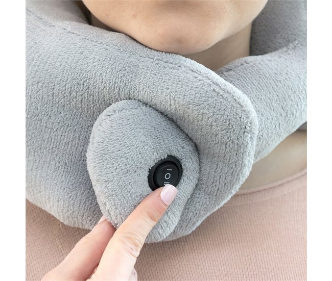 Almofada Cervical Massajadora IG811785 Cinza