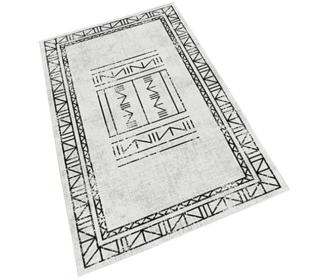 80 x 150 cm de tapete 150x80 Branco