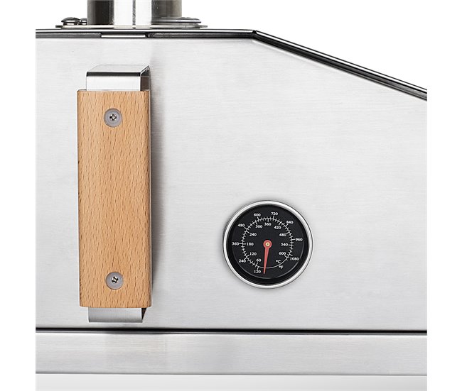Forno de pizza a gás Gino440 H.koenig Cinza