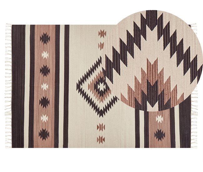 Beliani Kilim ARAGATS 140x200 Bege