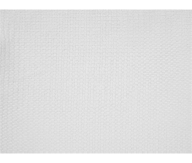 Beliani Chaise longue à direita Poliéster RIOM Creme