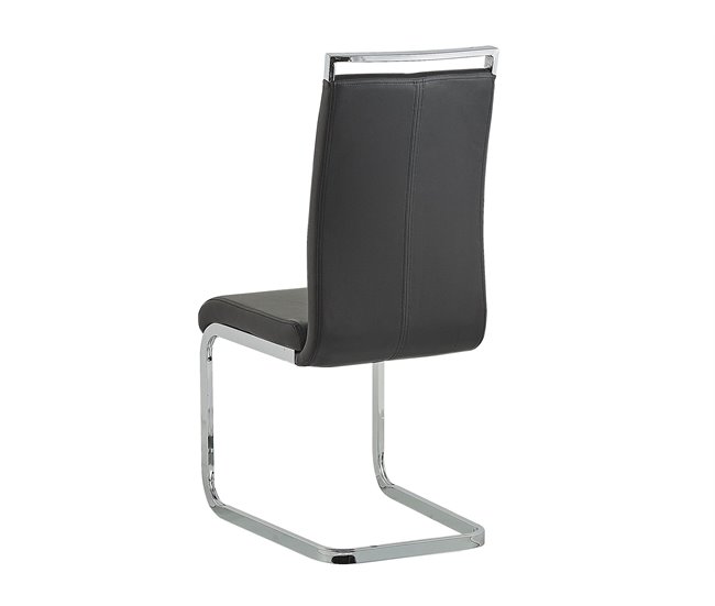 Beliani Cadeira ʺcantileverʺ GREEDIN Preto