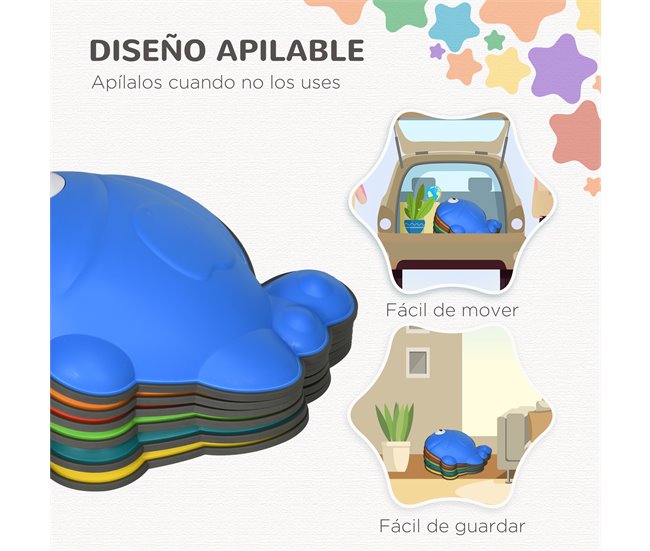 Blocos de Equilíbrio PP e TPE AIYAPLAY Multicor