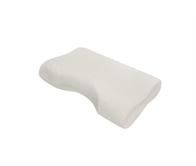 Almofada Anti-Ronco e Capa de Cetim Extra Branco