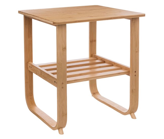 Mesa de centro pequena Hoca ideal para salas de estar Madeira Clara