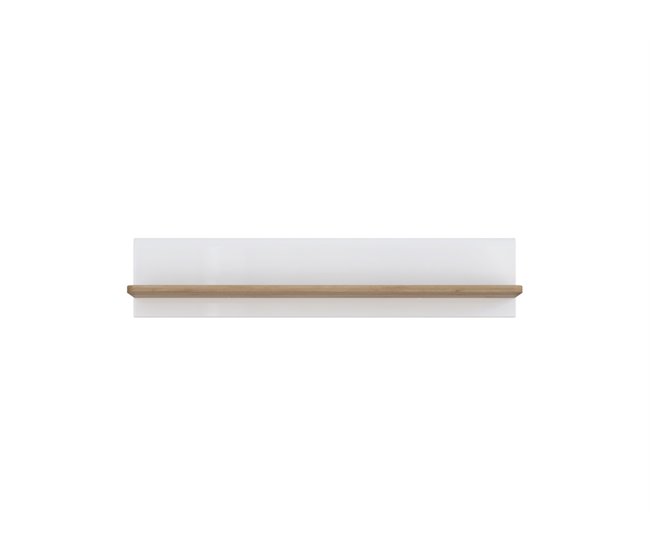 Estante de parede MONTREAL 140 cm Branco Brillo