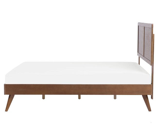 Beliani Cama com estrado MDF ISTRES 169x205 Castanho