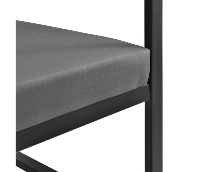 [casa.pro] 2x poltrona cadeira de jardim conjunto de 2 mobiliário Branco