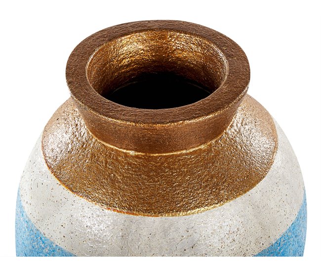 Beliani Jarro decorativo PLATEJE Azul
