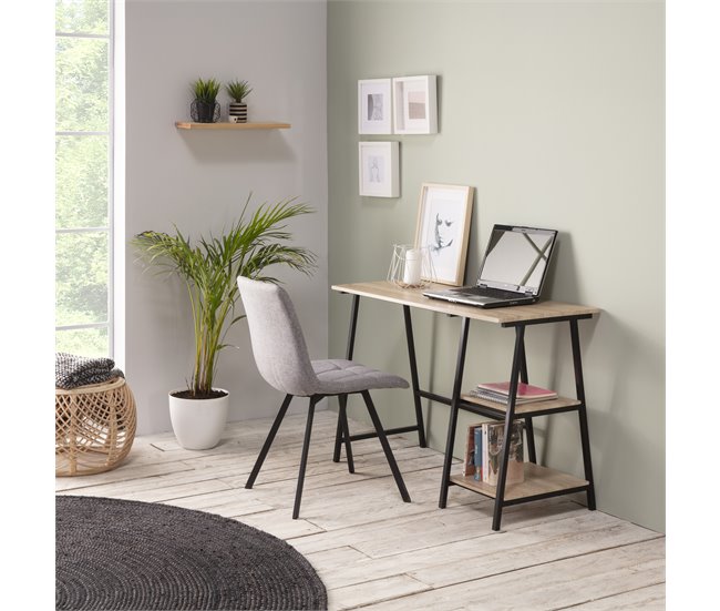  Mesa de escrita Lisboa 105x47 Preto