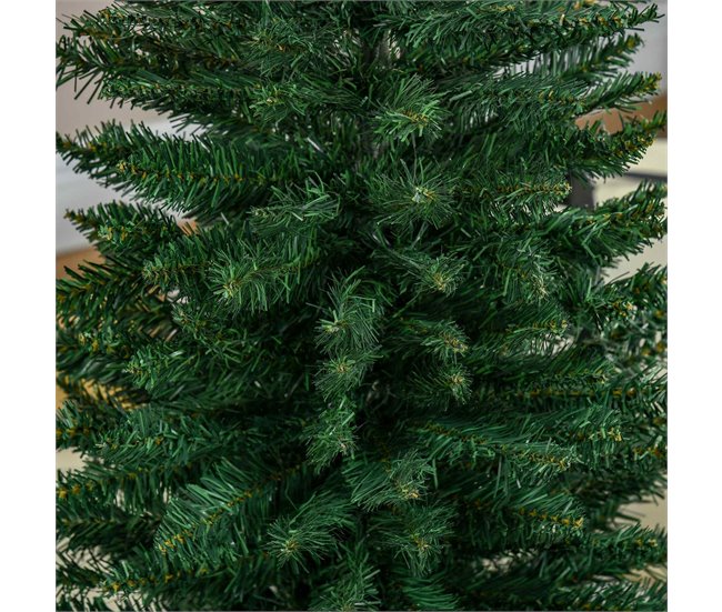 Árvore de Natal Metal, PVC, Plástico HOMCOM, casa - natal Verde