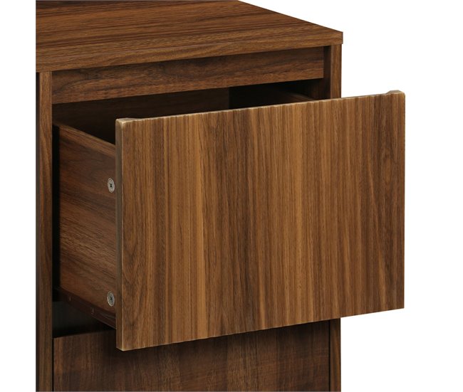 Mesa com 2 gavetas escandinavo 120x48 Madeira