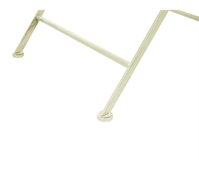 Beliani Mesa dobrável BIVIO 70x70 Verde