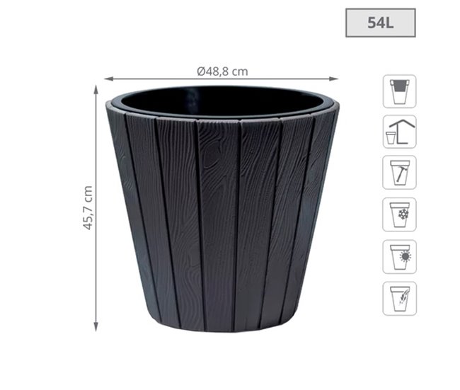54L Woode Moted Antracite