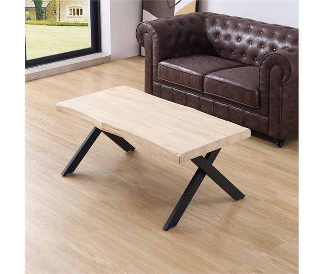  Mesa de centro elevatória Xena Fit 60x120 Carvalho