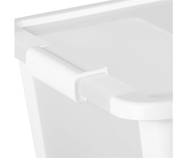 Curver Caixa de arrumação com tampa Bi-Box 40L Branco