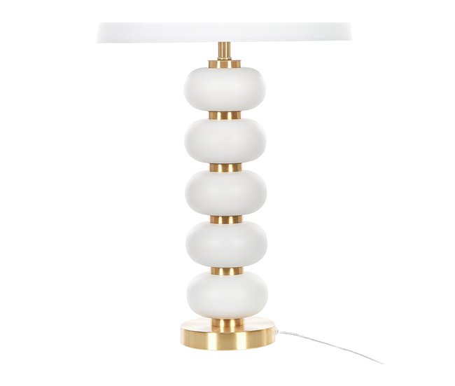 Beliani Candeeiro de mesa FRIO Branco