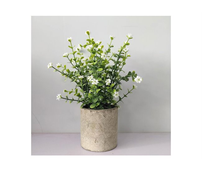 Planta artificial com vaso ELINOR Multicor