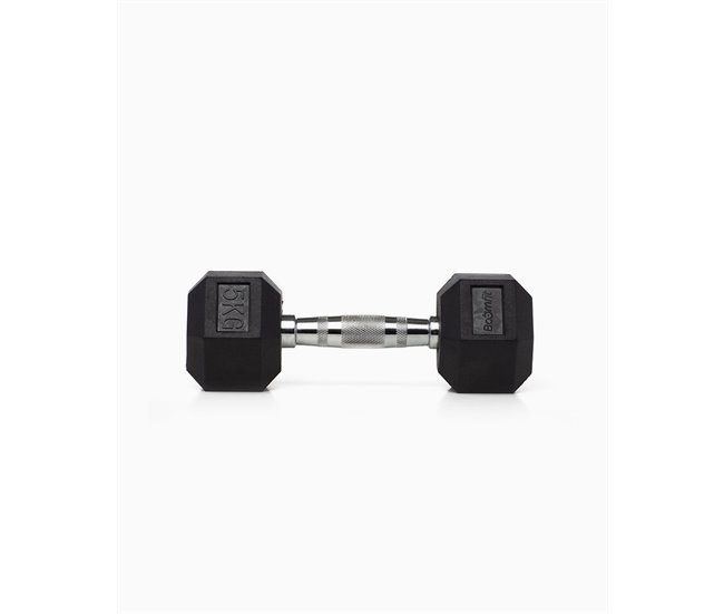Halteres Hexagonais 9Kg (Par) - BOOMFIT Preto