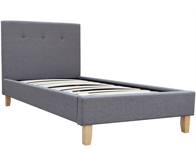 Cama 90x190 Cinza