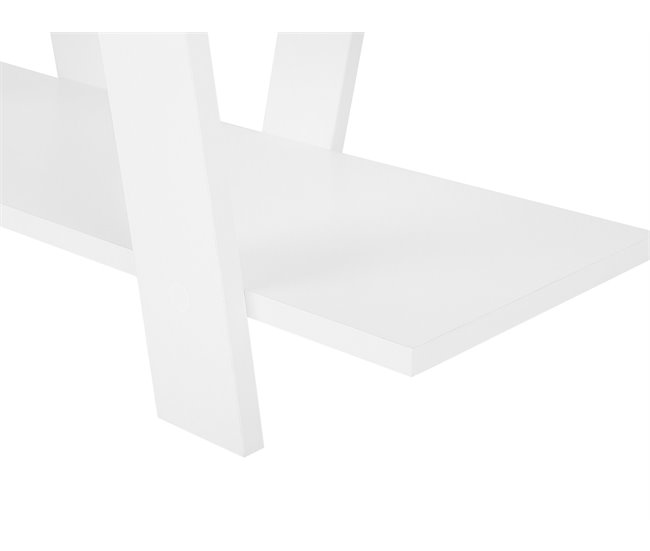 Beliani Conjunto de escritório ESCALANTE/FRISCO 120x50 Cinza Escuro