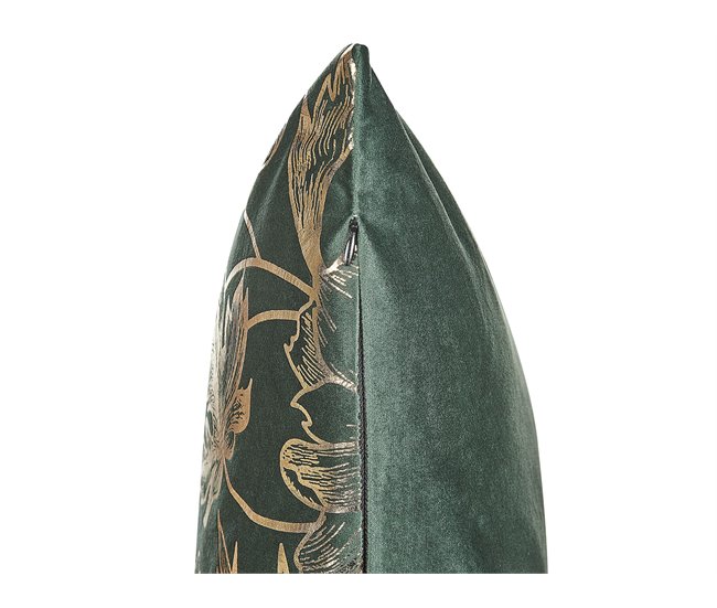 Beliani Cojín decorativo DAFFODIL 45x45 Castanho