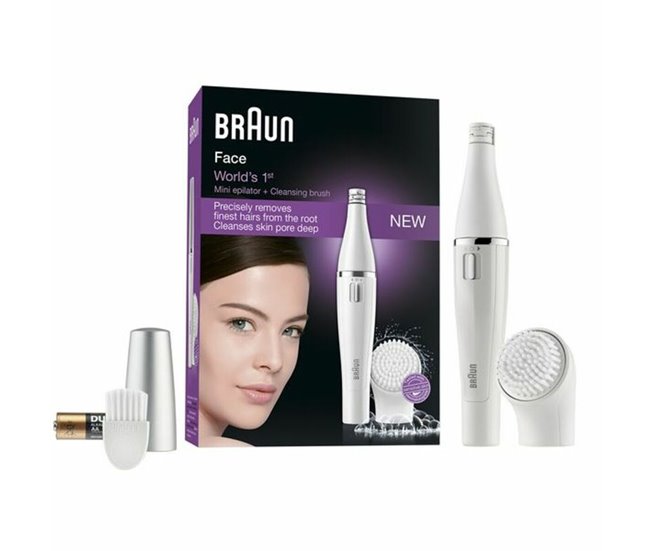 Aparelho de Limpeza-Depilação Facial Elétrico 810 Branco