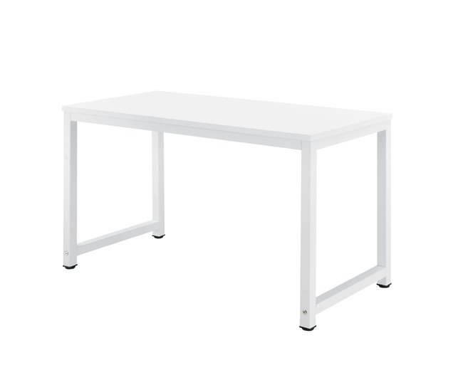 Mesa de trabalho Mesa de trabalho Herning Aço/Aço carbono/Aglomerado 120x60 Branco