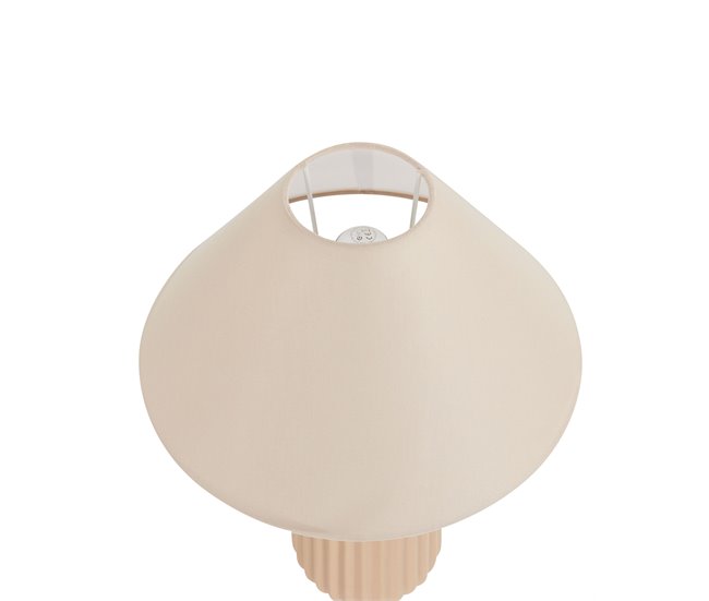 Beliani Candeeiro de mesa NURIA Areia