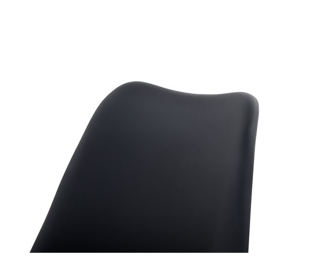 Beliani Silla de comedor DAKOTA Preto