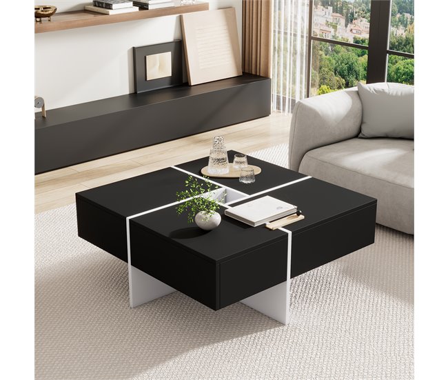 Mesas de centro 70x70 Preto